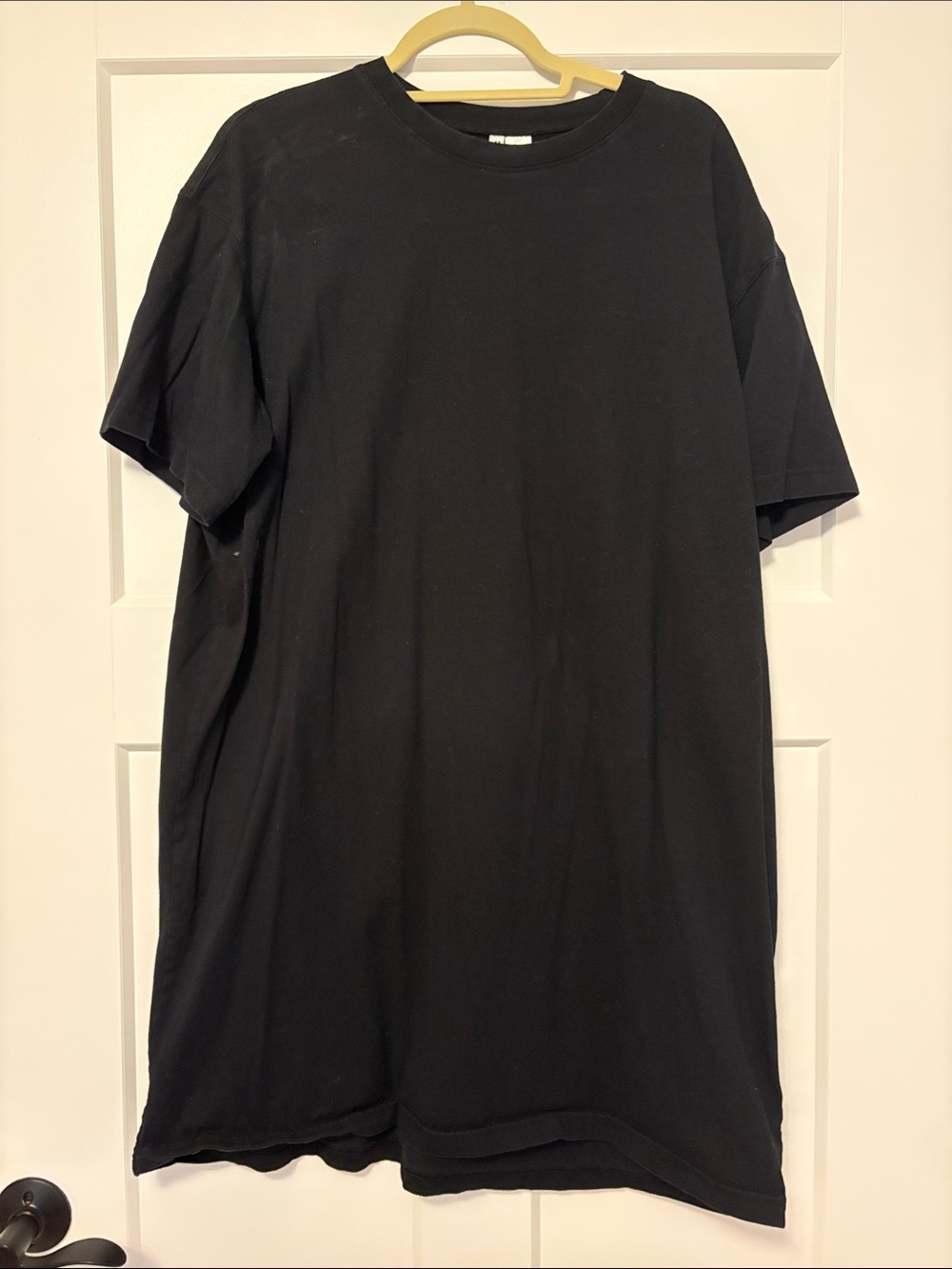 Divided Black Mini T-Shirt Dress